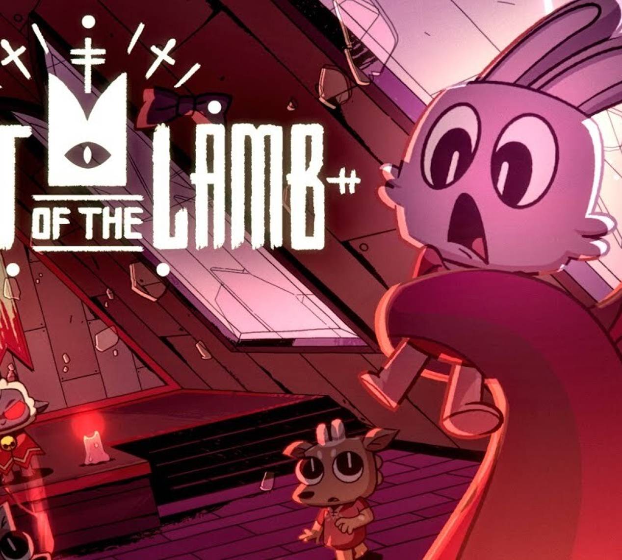 Cult of the Lamb Console Announcement, Bun bun being sacrificed
